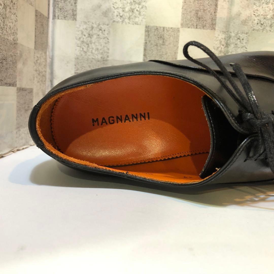 MAGANANNIマグナーニ 39 24.5-25㎝ ブラック 替え紐 箱付属