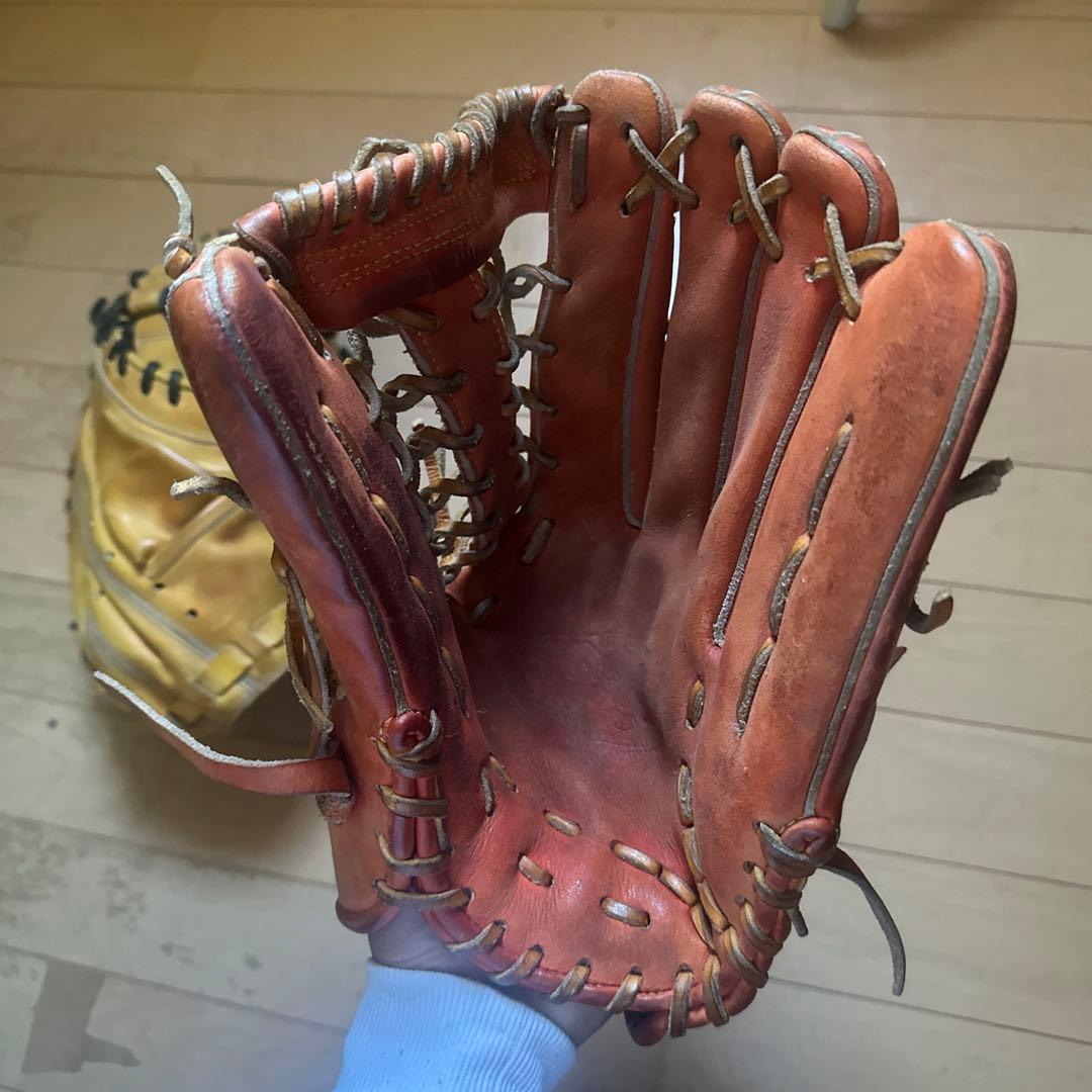 軟式用グラブ 2点セット