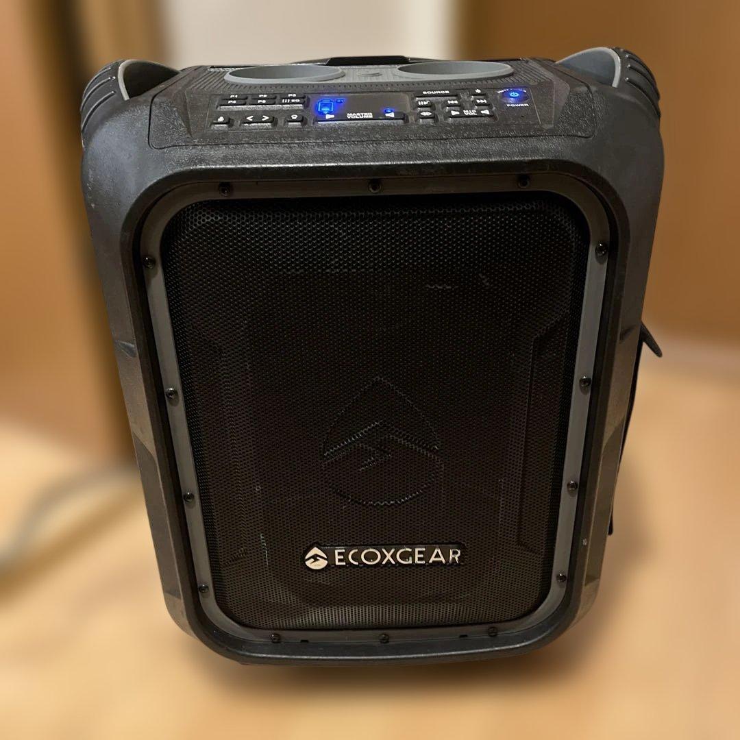 稼働品 防水ECOXGEAR ECOBOULDER スピーカー 充電不可