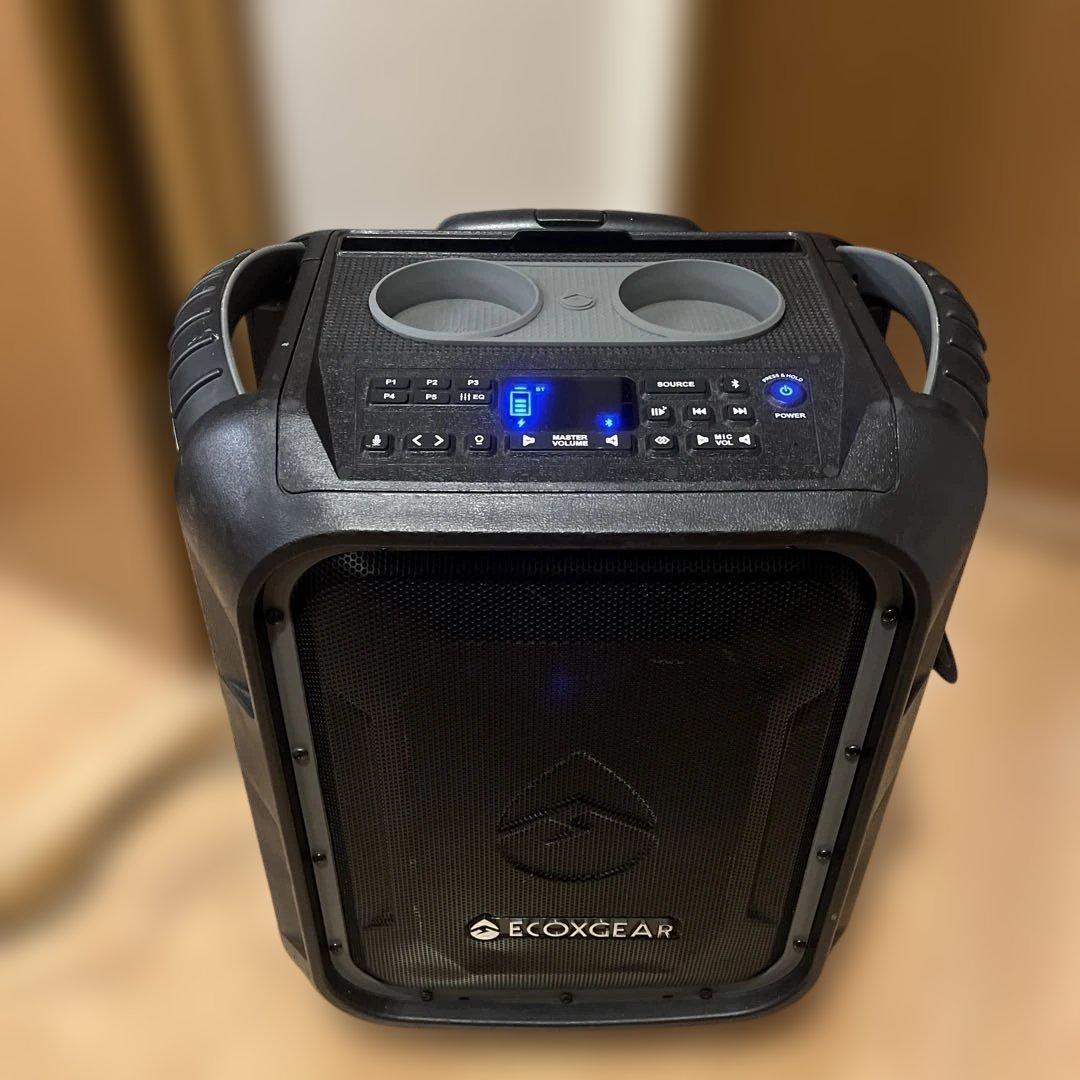 稼働品 防水ECOXGEAR ECOBOULDER スピーカー 充電不可
