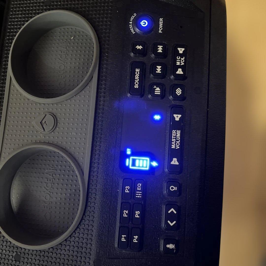 稼働品 防水ECOXGEAR ECOBOULDER スピーカー 充電不可