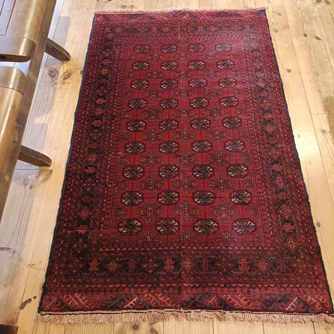【値下げ依頼】ヴィンテージラグ　トライバルラグ　アフガンラグ　トルクメン