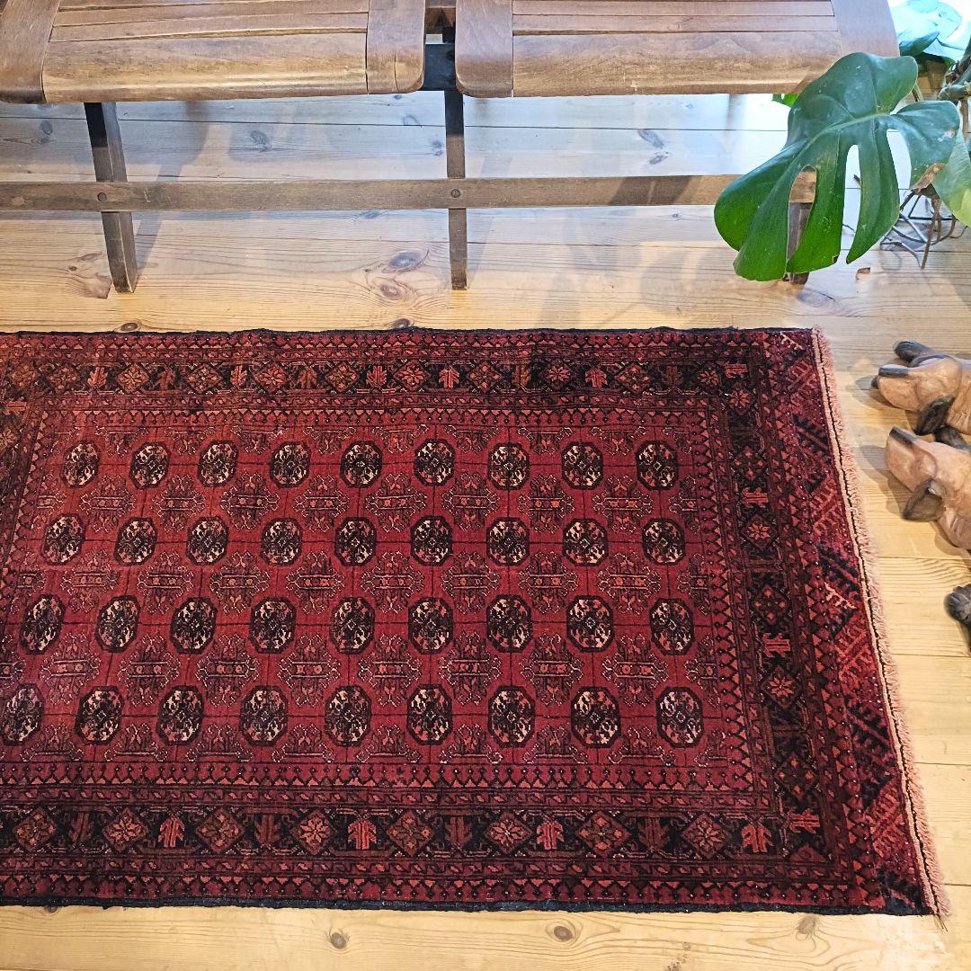 【値下げ依頼】ヴィンテージラグ　トライバルラグ　アフガンラグ　トルクメン