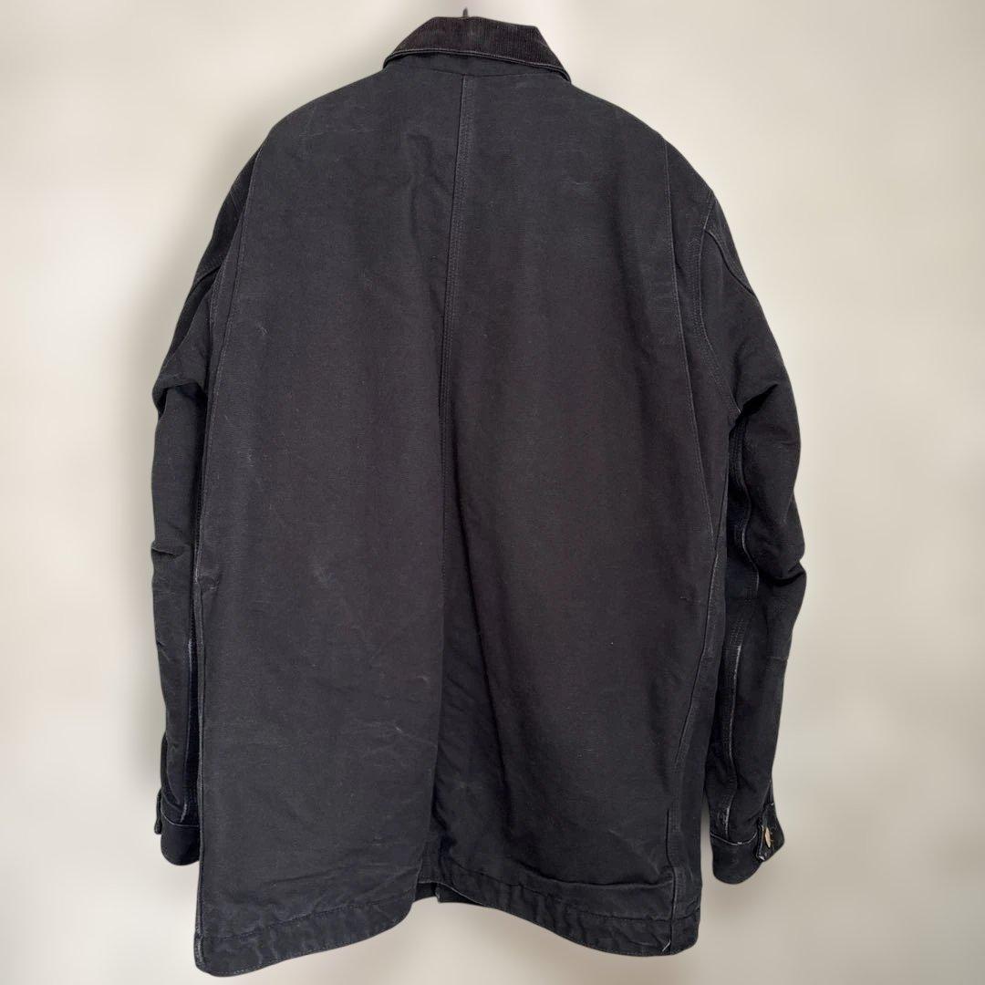 Carhartt カーハートブラック カバーオール Mミシガン　チョアコート