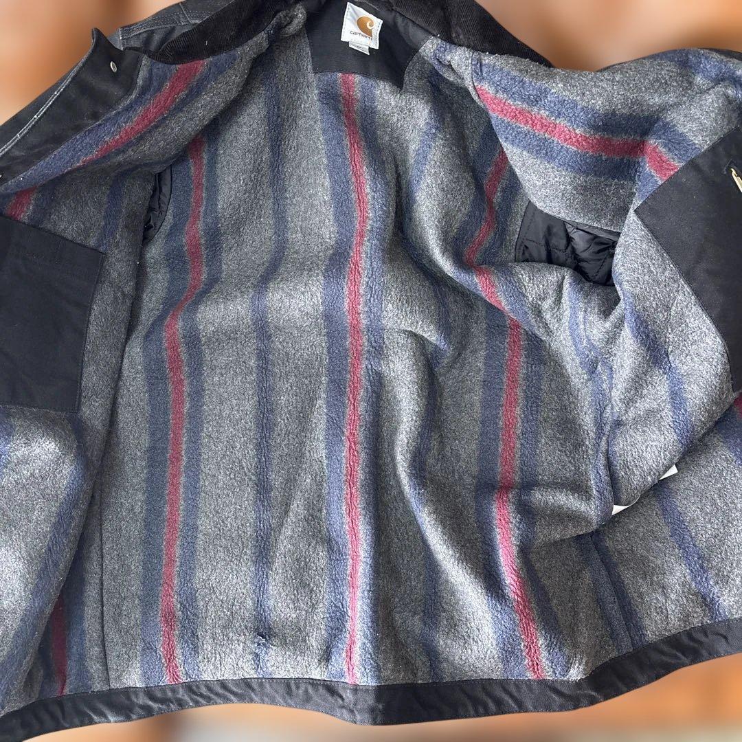 Carhartt カーハートブラック カバーオール Mミシガン　チョアコート