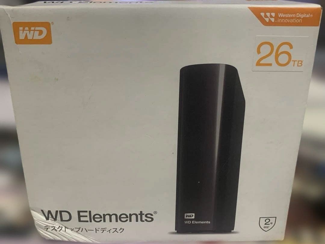 WD デスクトップHDD 26TB USB3.0