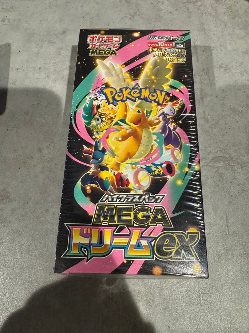 ポケモンカードゲーム MEGA ドリームex box シュリンク付き