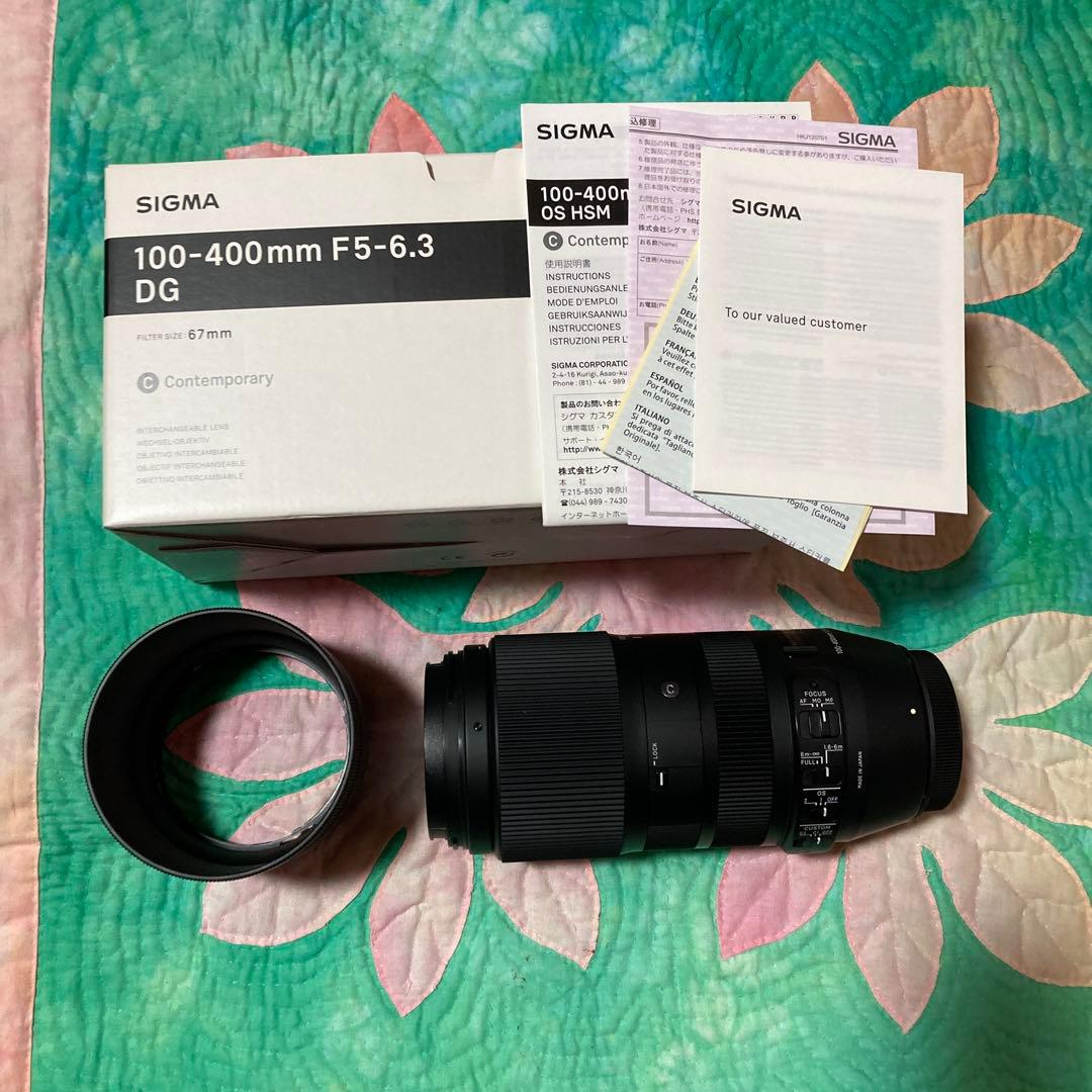SIGMA 100-400mm F5-6.3 DG OS HSM ✴︎付属品セット