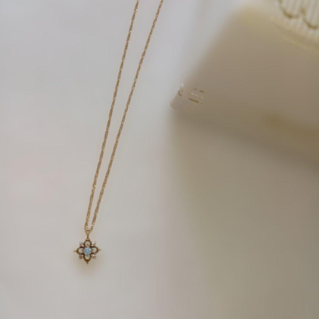 ひ*ん様 ete　 K10　ネックレス　オパール