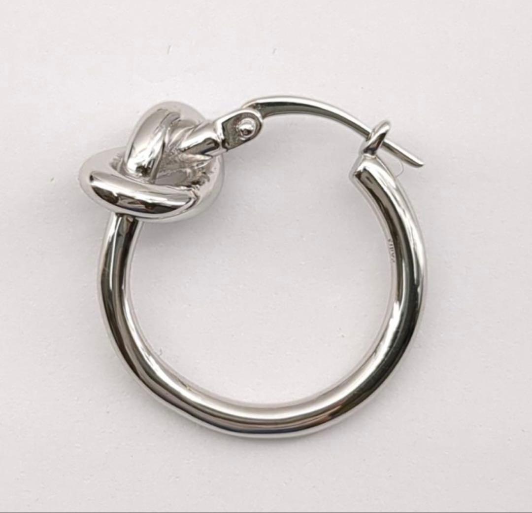 セリーヌ　ピアス　片耳のみ ノットスモールフープFCA1252CELINE ◆