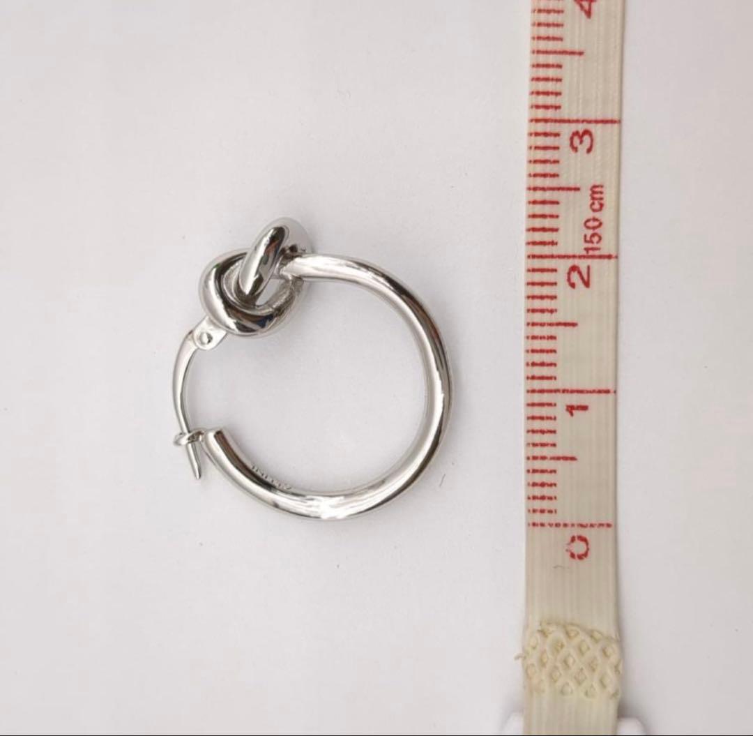 セリーヌ　ピアス　片耳のみ ノットスモールフープFCA1252CELINE ◆