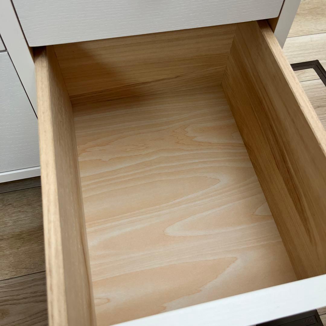 ホワイト6段チェスト　幅60㎝　MOMO NATURAL