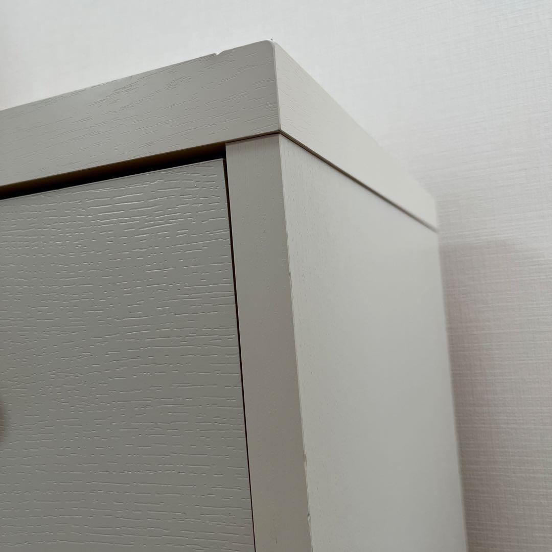 ホワイト6段チェスト　幅60㎝　MOMO NATURAL