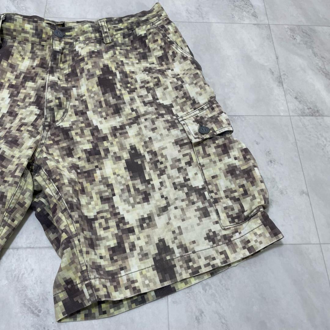 ナイトレイド ナイトロウ ハーフパンツ カーゴショーツ カモフラ モザイク