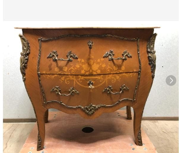 A 1口目　フレンチスタイル キャビネット オレンジ