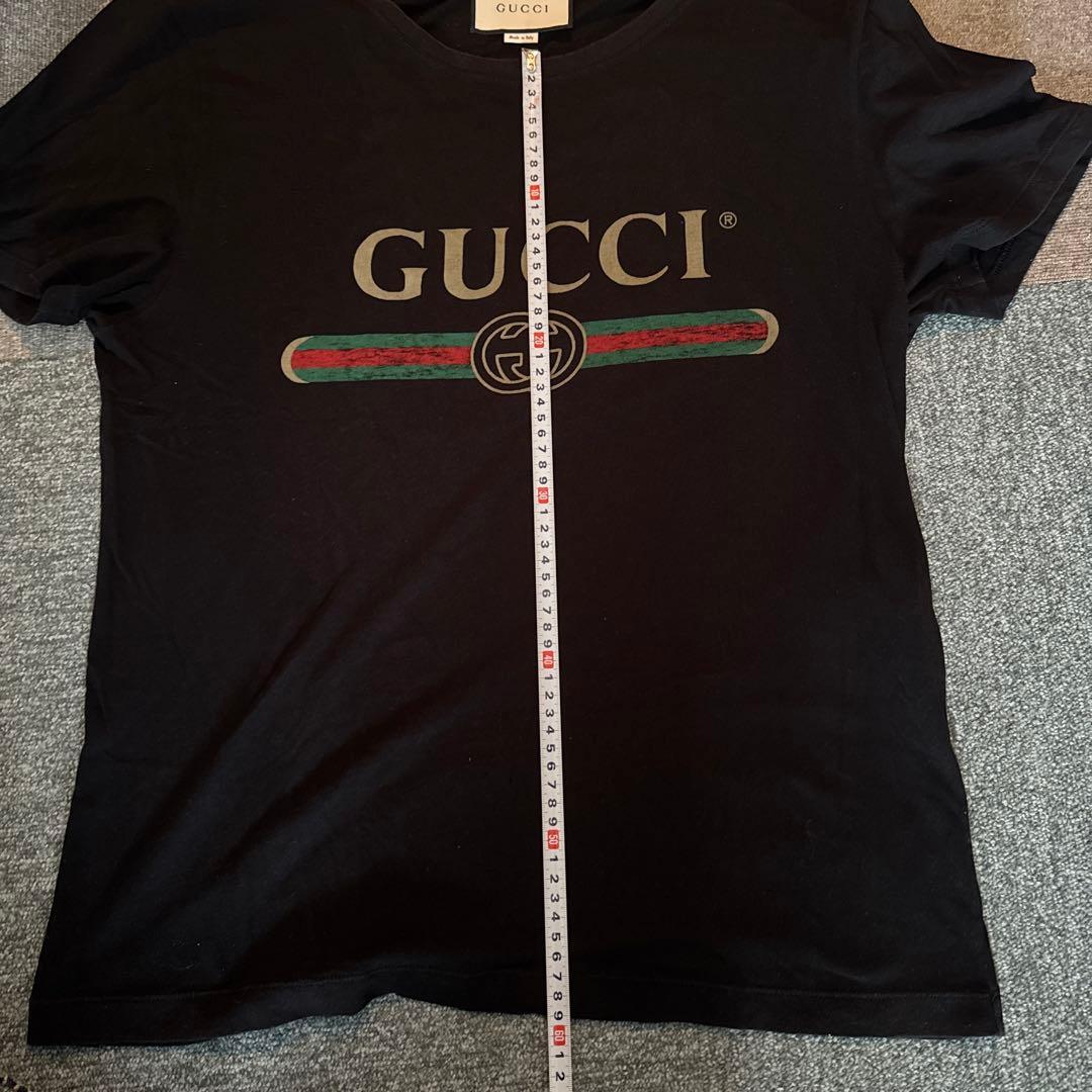 GUCCI ブラックレザーベルトとTシャツセット