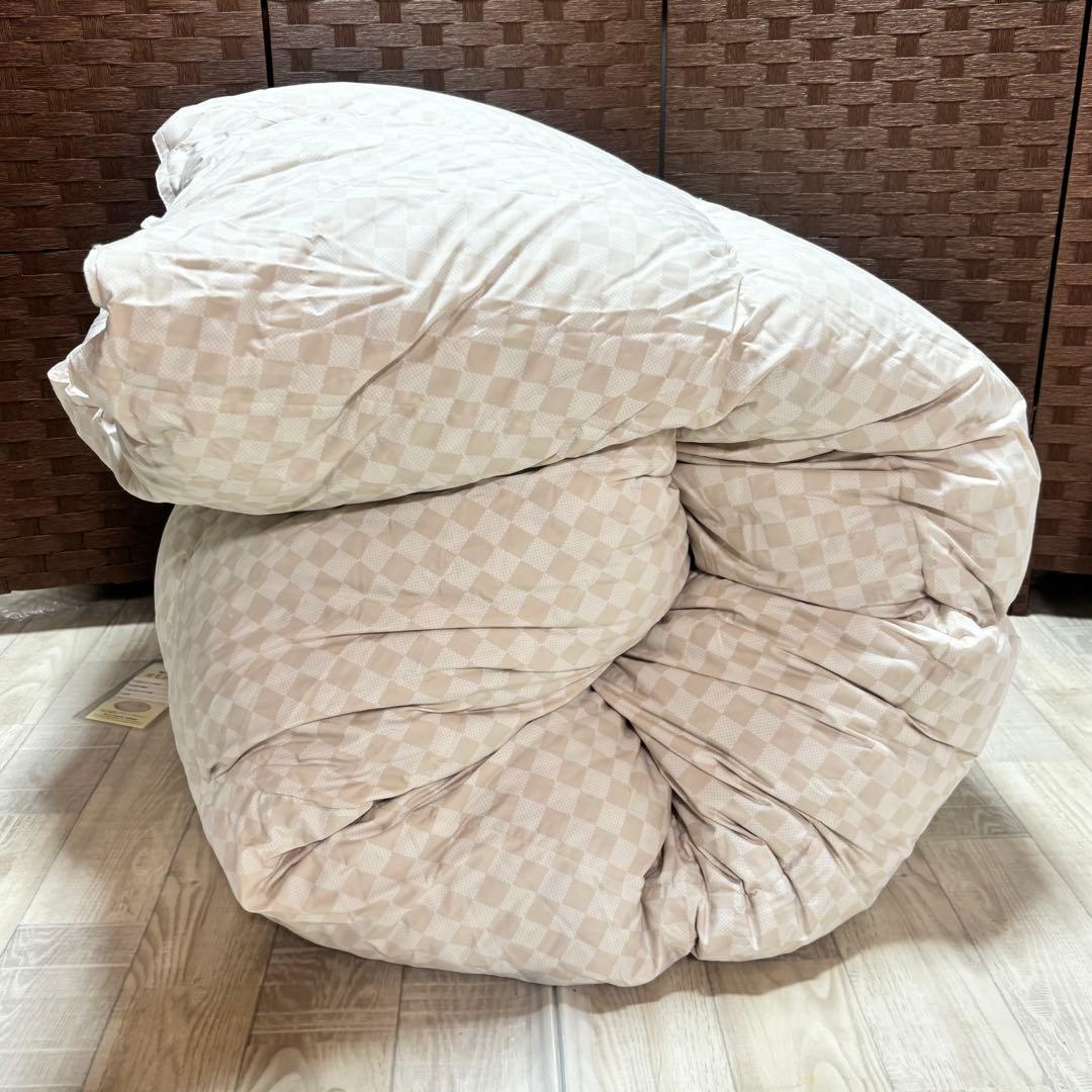 西川リビング　羽毛布団　ダウン90% DL ハンガリー　シルバーグースダウン