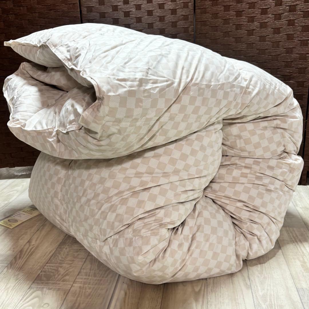 西川リビング　羽毛布団　ダウン90% DL ハンガリー　シルバーグースダウン
