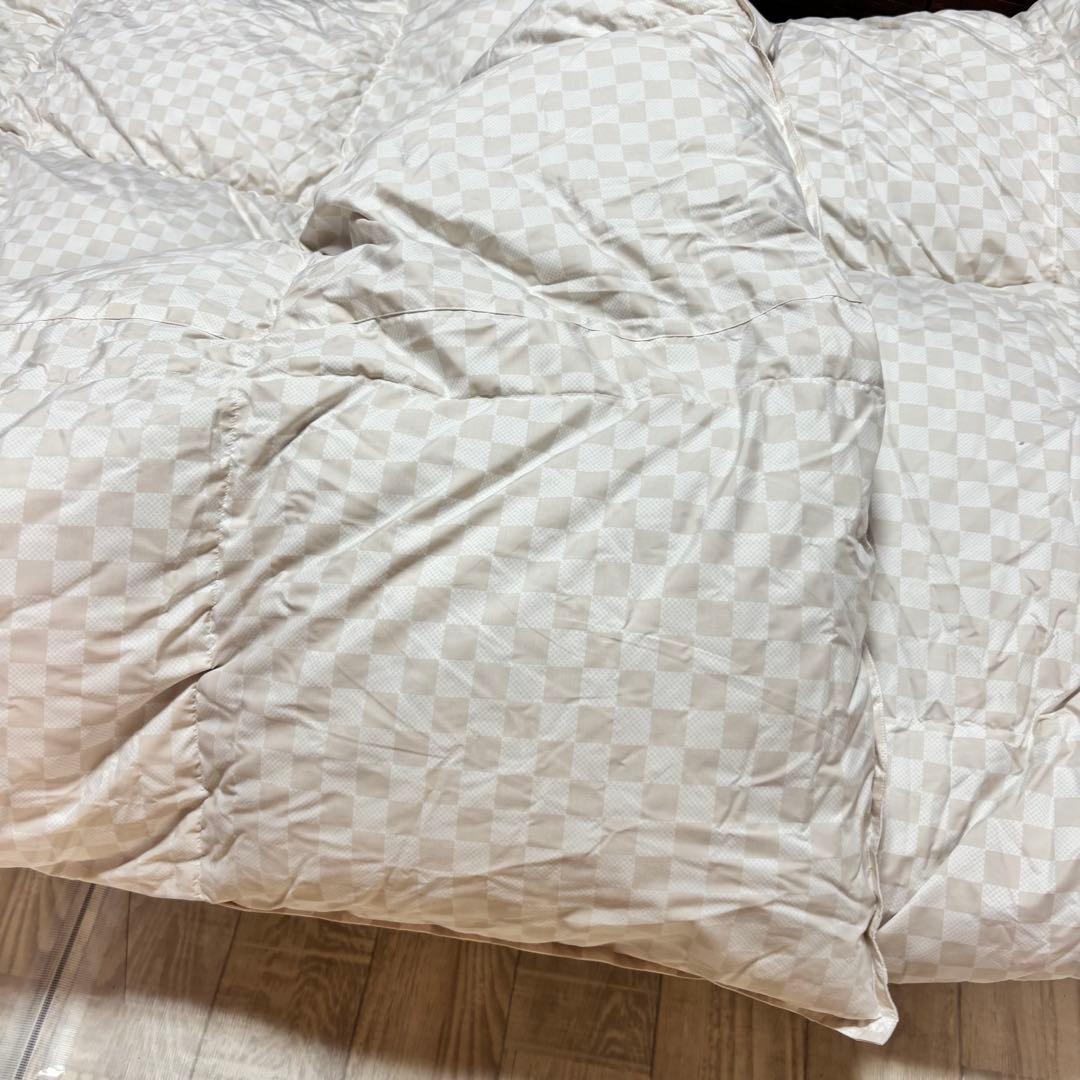 西川リビング　羽毛布団　ダウン90% DL ハンガリー　シルバーグースダウン