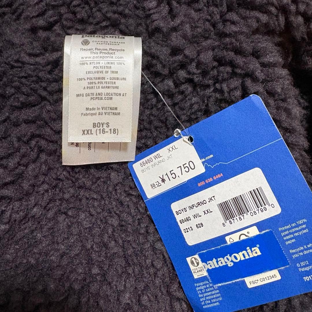 新品 patagonia Kids Infurno Jacket 裏ボア XXL