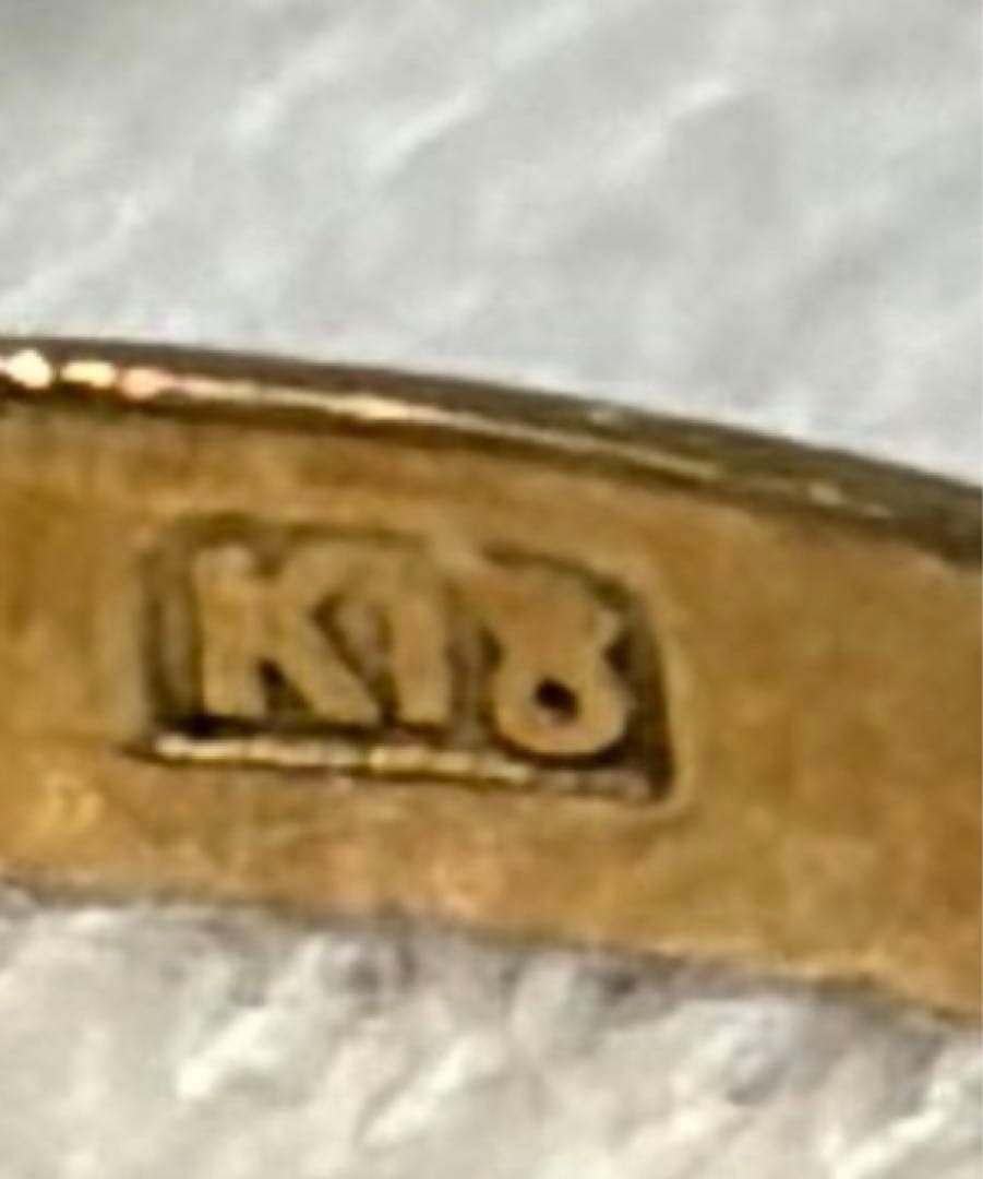 ヴィンテージK1 8リング　4g K18刻印