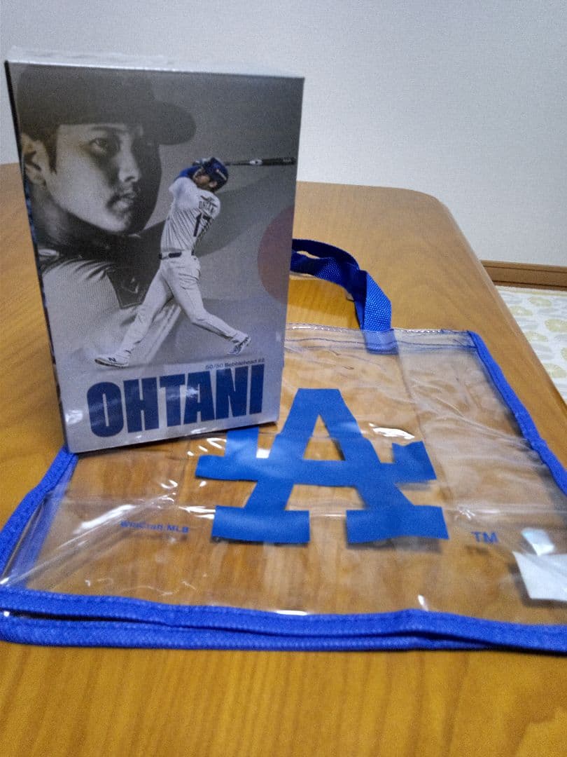 大谷翔平50-50記念ボブルヘッド 8/27配布　LAバッグ付き