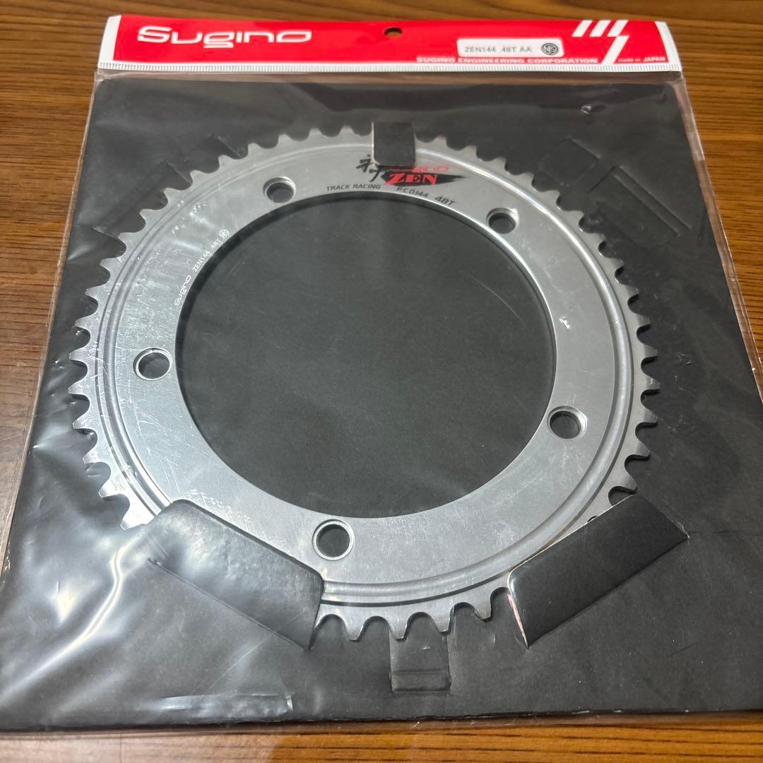 スギノ　チェーンリング　大ギア　禅　ゼン　48t 新品未使用　ピスト　競輪