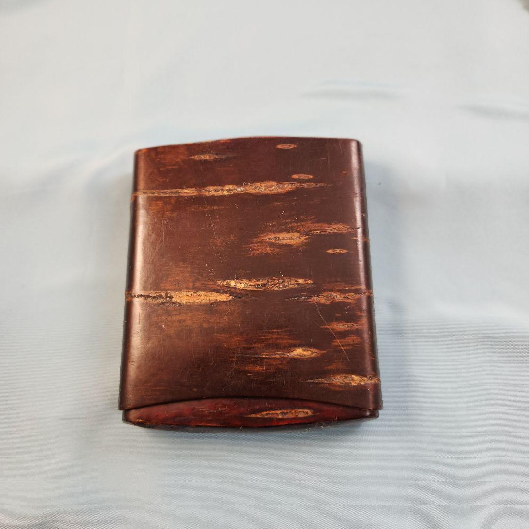 【純銀】煙管 煙草入れ 煙管入れ 刻印 【33.59g】