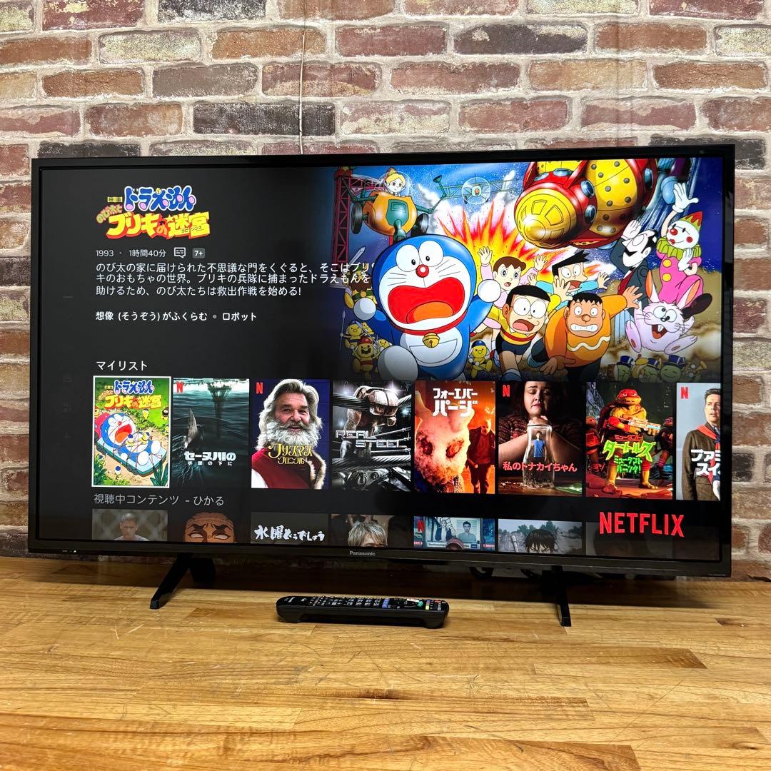パナソニック 49V型 4K 液晶テレビ スマートビエラ TH-49FX600