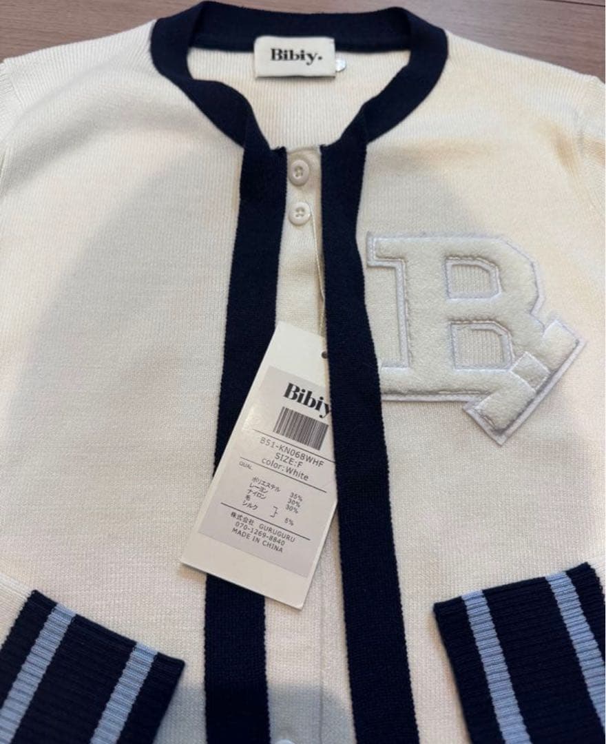 ビビィ タイカーディガン B. CLUB TIE CARDIGAN bibiy.