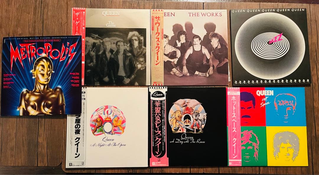 クイーン/レコード7枚セット。日本盤。