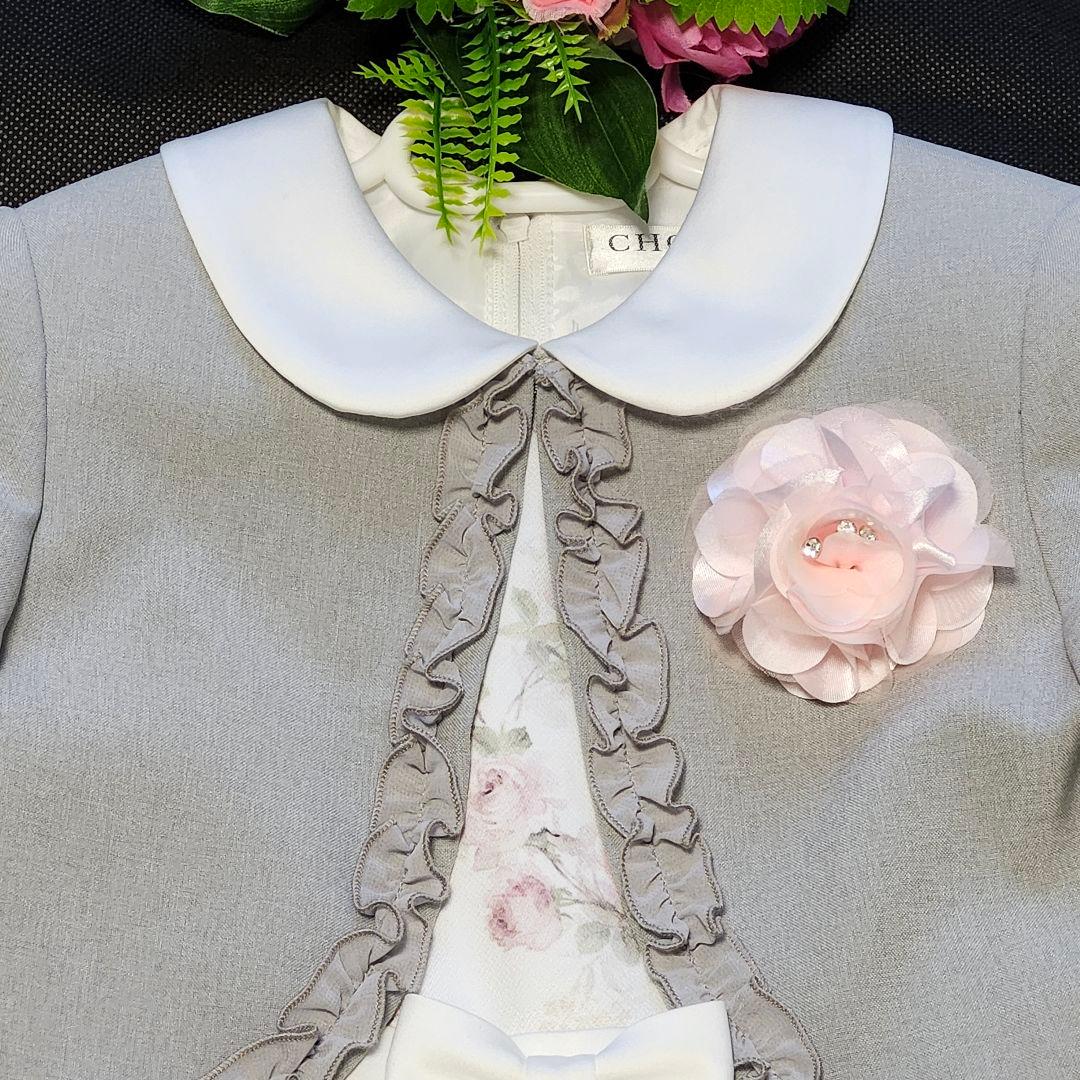 ショパン　ワンピースセットアップ　セレモニー　卒園　入学　3点セット　120