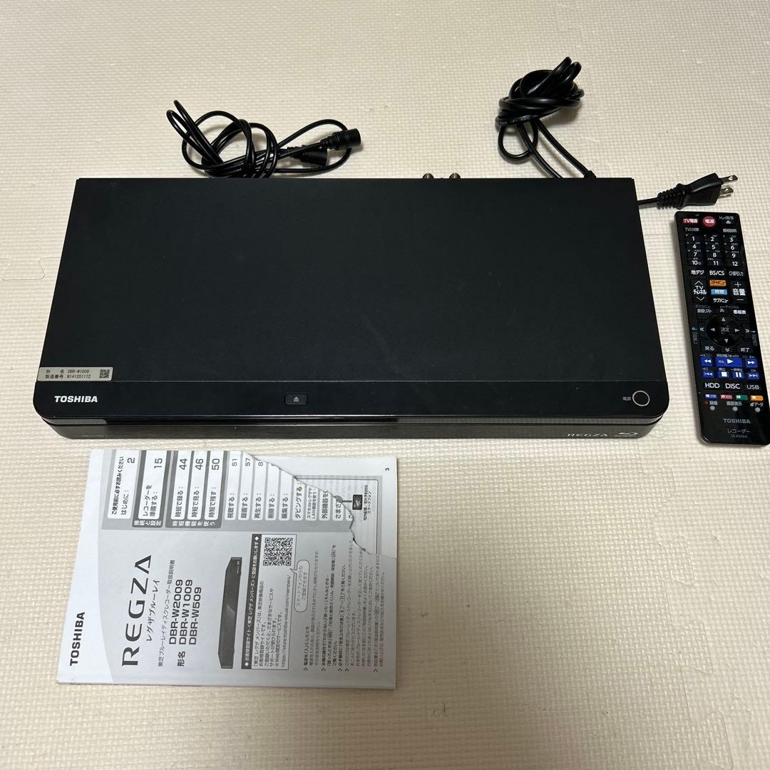TOSHIBA ブルーレイレコーダー DBR-W1009