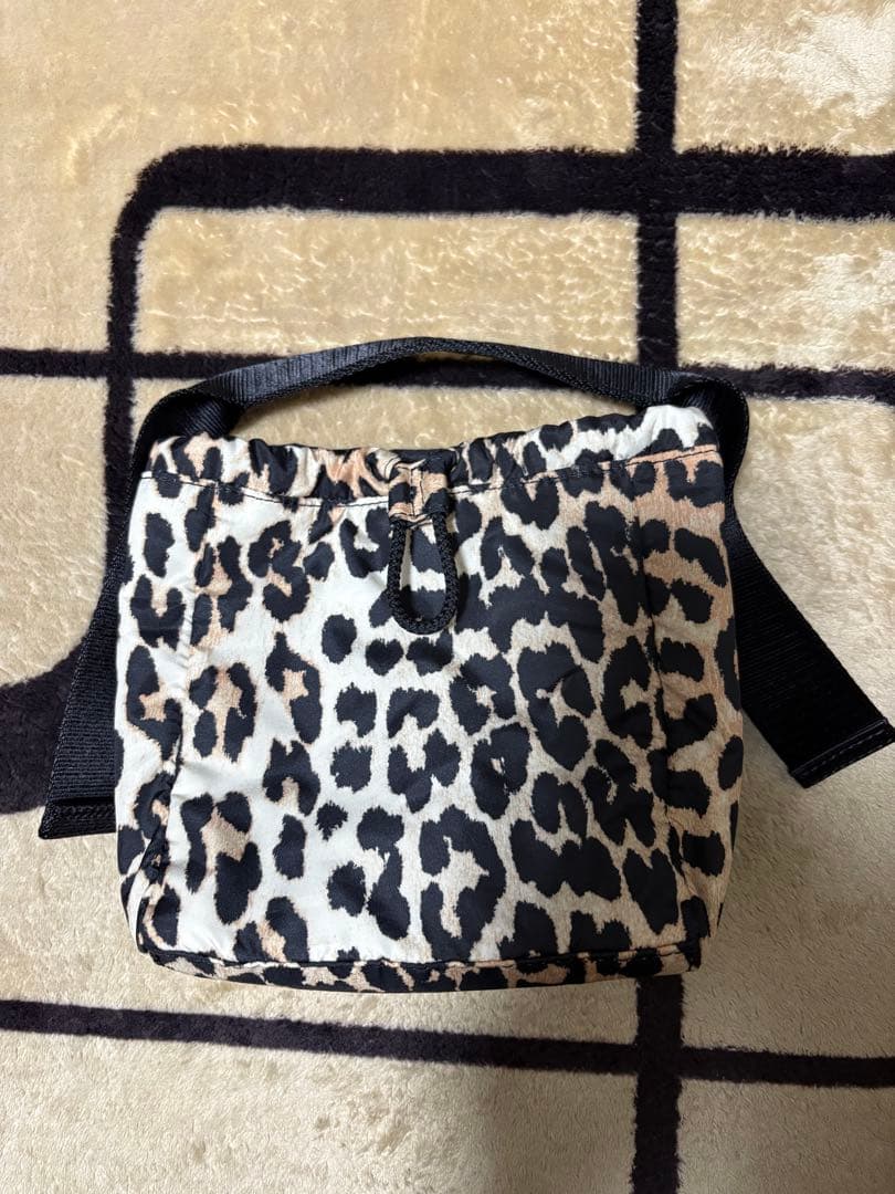 GANNI バッグ　ヒョウ柄