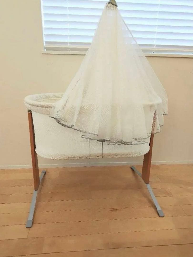 【Mel】ベビービョルン クレードル キャノピー付き ベビーベッド