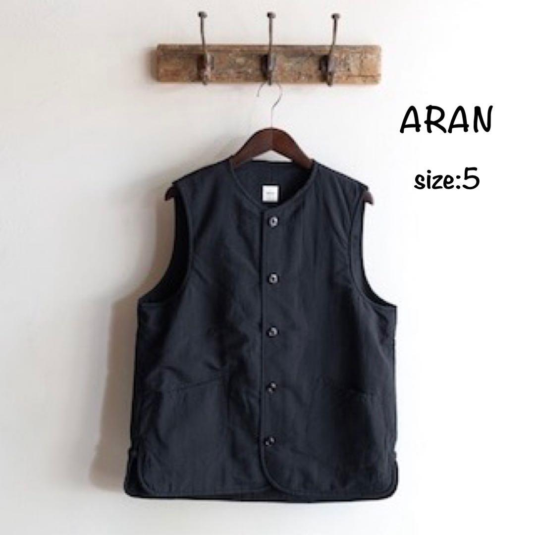 ARAN アラン リップストップ 高密度 ナイロン タフタ 中綿 ベスト 5