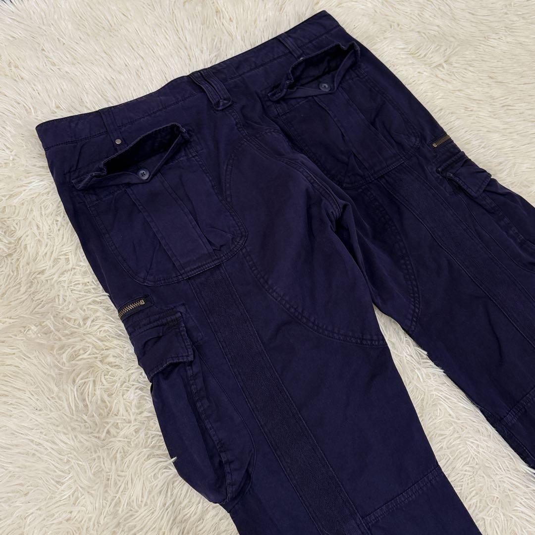 AVIREX アヴィレックス　カーゴパンツ　2XL ネイビー　ギミックパンツ