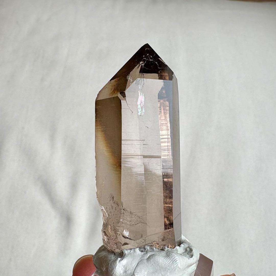 【限界値下げ】スイス スモーキークォーツ ポイント 水晶 鉱物標本 原石