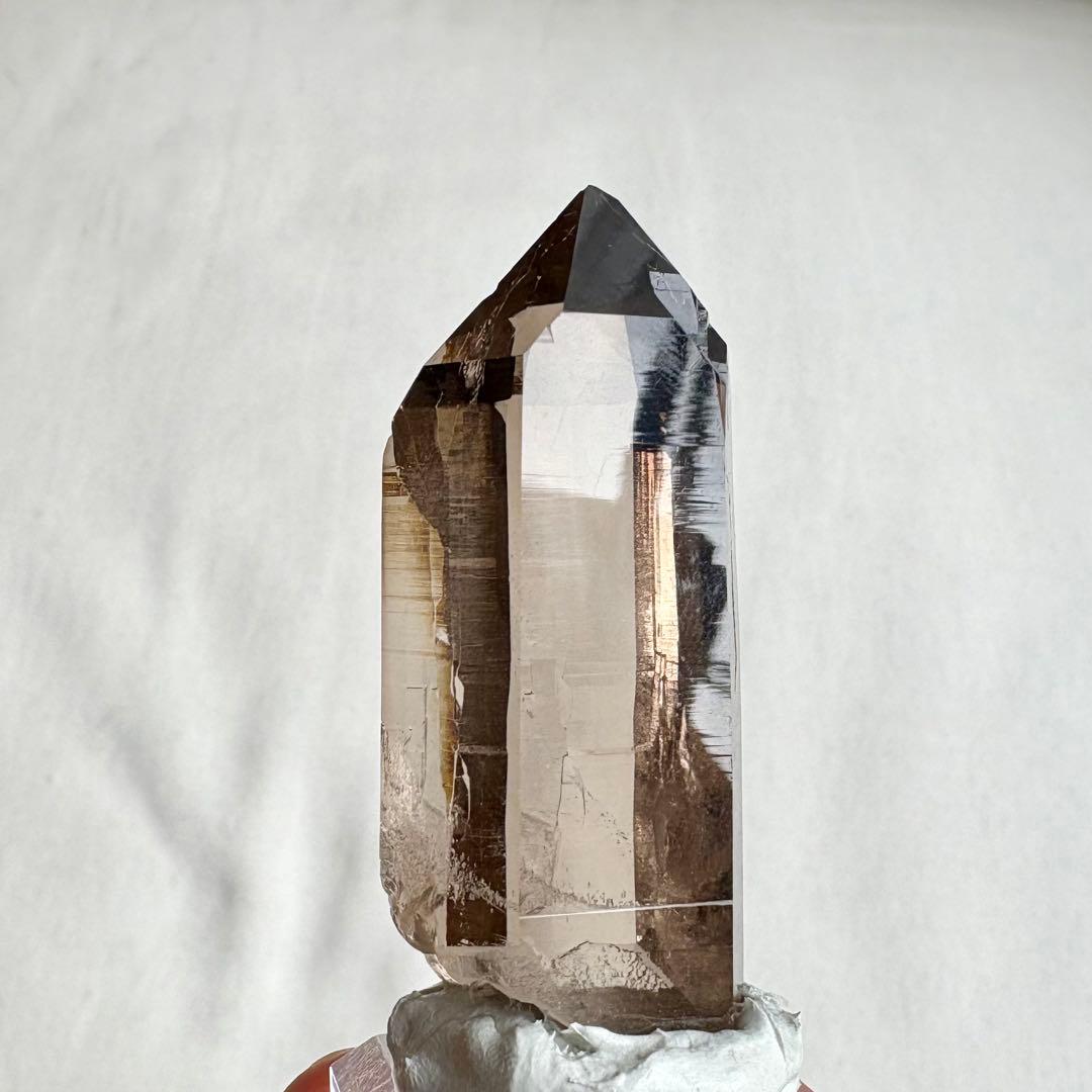 【限界値下げ】スイス スモーキークォーツ ポイント 水晶 鉱物標本 原石