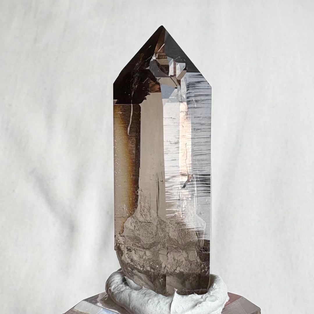 【限界値下げ】スイス スモーキークォーツ ポイント 水晶 鉱物標本 原石