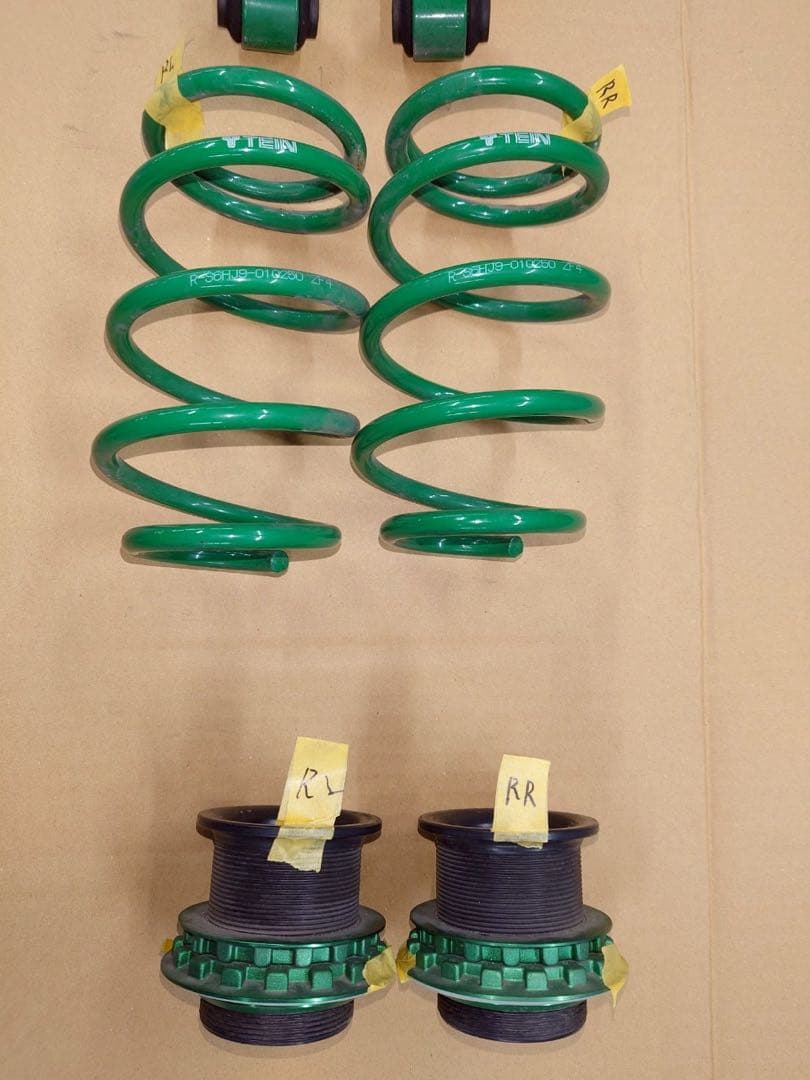 JF5 N-BOX用 テイン車高調 グリーン サスペンションキット 一式