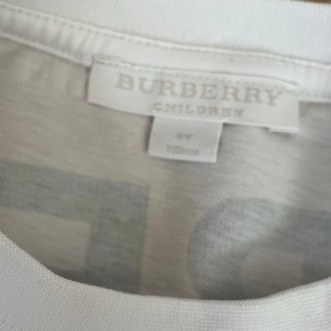 Burberry ロゴTシャツ 4y=110㎝
