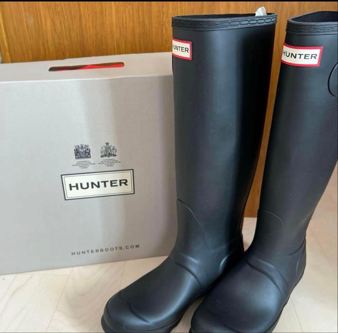 新品　未使用　正規品　HUNTER オリジナルトール ロングレインブーツ　長靴
