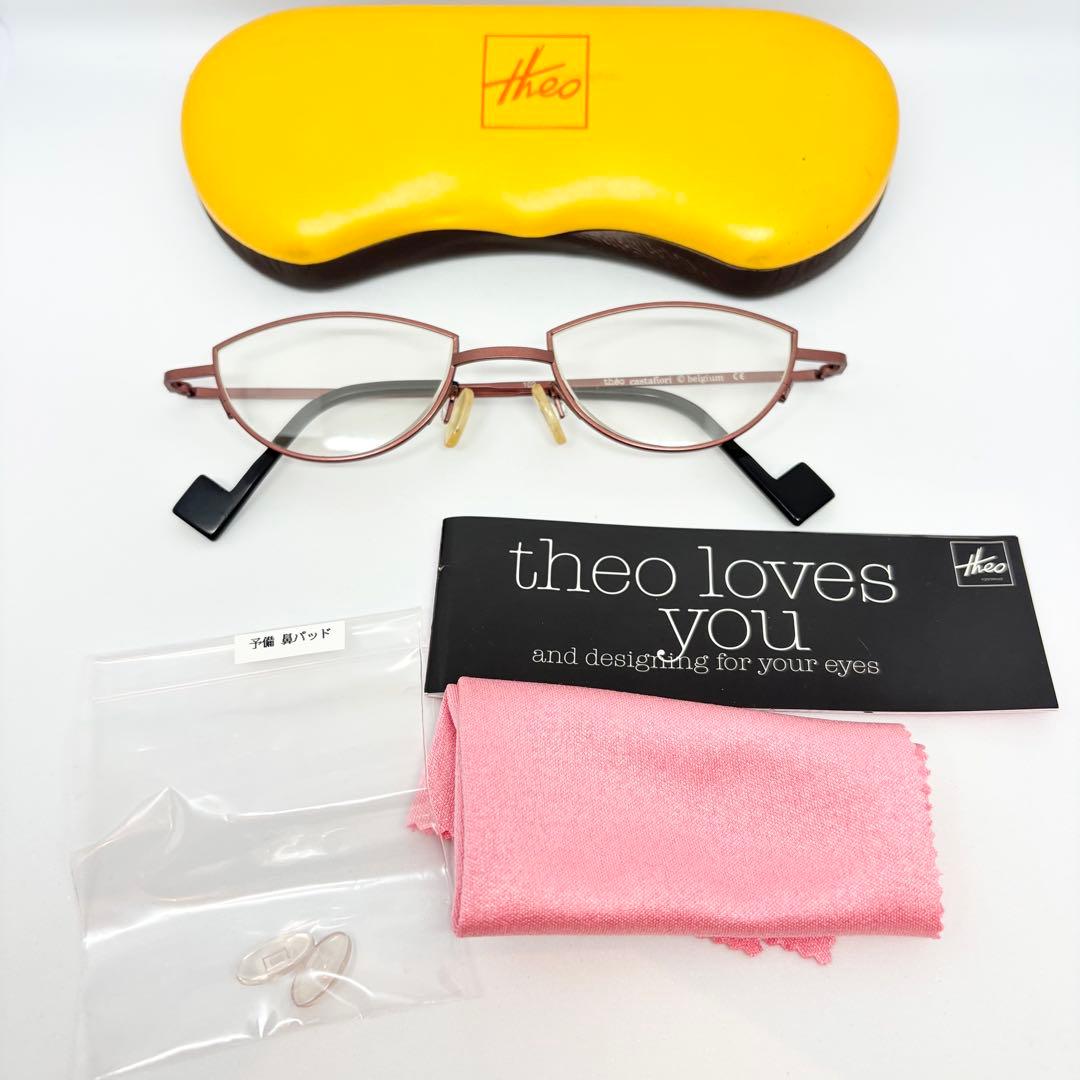 theo castafiore メガネフレーム ベルギー製 ケース付