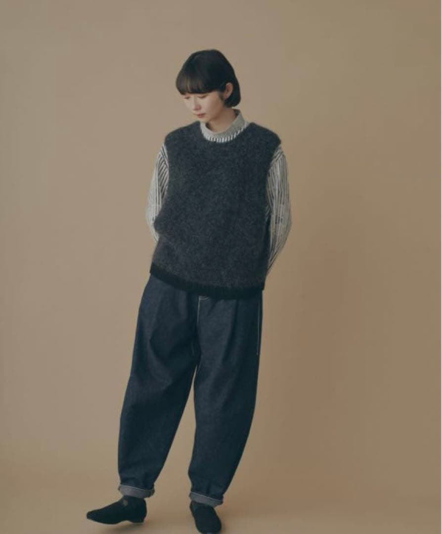 ミナペルホネン　laine ニットベスト