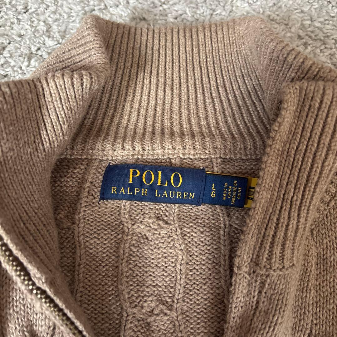 polo Ralph Lauren ニット　knit ハーフジップ