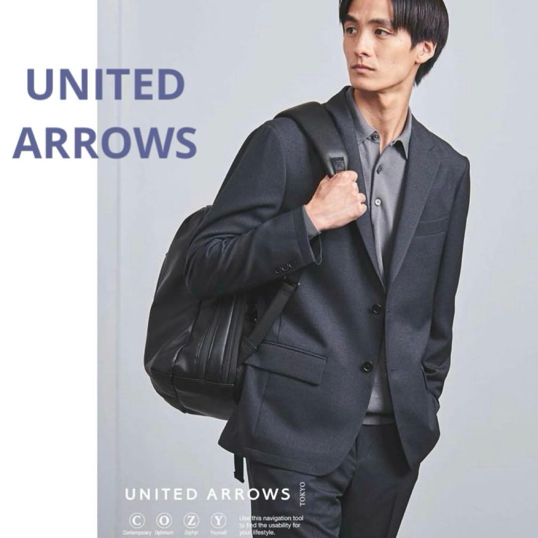 新品★洗濯可 テーラードジャケット 紺 UNITED ARROWS ¥35200