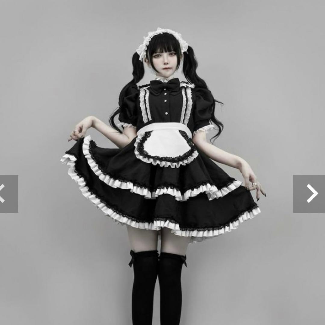 DimMoire【ディムモアール】絶メイドワンピースII/Black×White