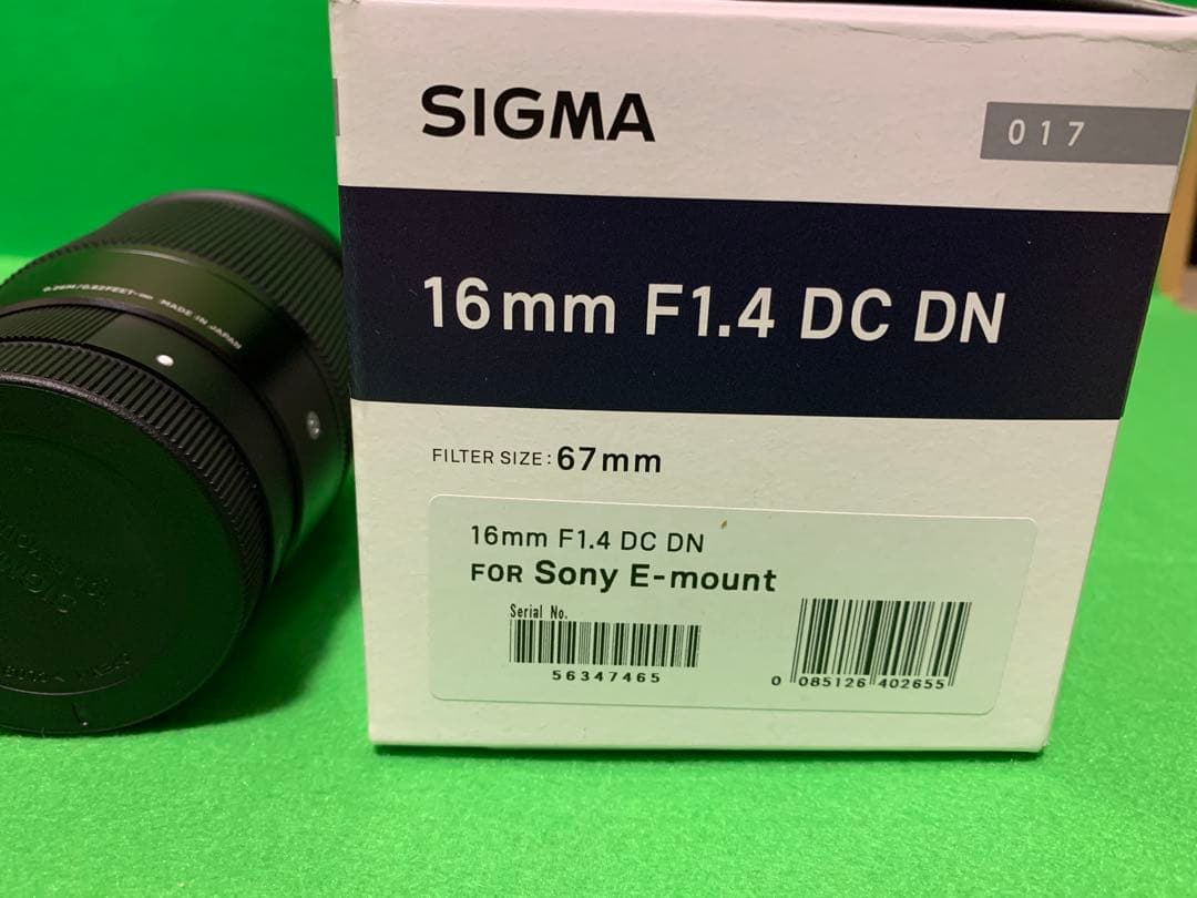 SIGMA 16mm F1.4 DC DN Contemporary 【美品】