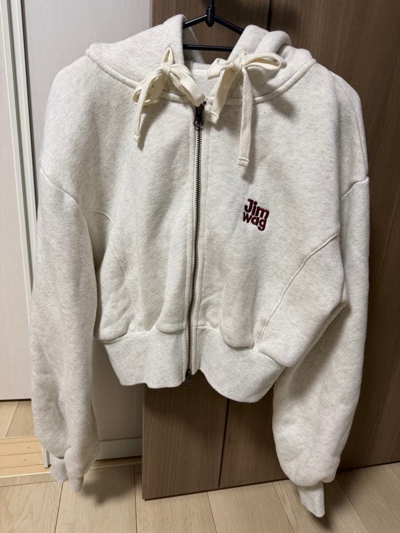 【JIMWAG ジムワッグ】Newtro ショートフーディ オートミール